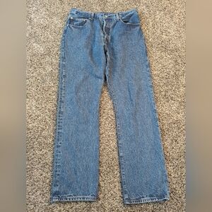 Levi's Men's 501 34x30 Original Straight Fit Jeans - Mid Wash Levi's Premium